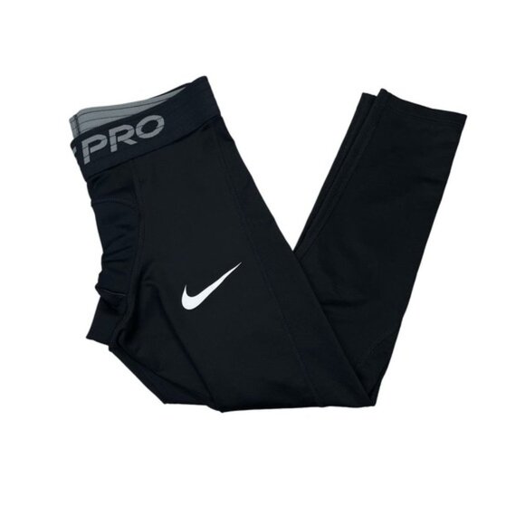 NIKE Pro Men's Dri-Fit 3/4 Tights Sz Small Black - Picture 2 of 6